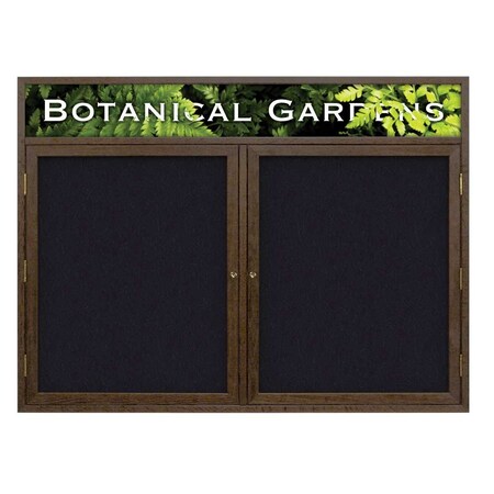 United Visual Products Open Faced Traditional Corkboard, 60x36" UV643A-WHITE-BUFF